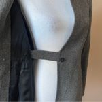 Max Mara | Gray Wool Silk Blend Blazer Jacket Sz 6 Photo 6