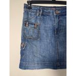 Faded Glory Vintage Y2K Denim Jean Cargo Mini Skirt ‎ 8 Photo 2