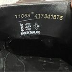 Ecco  Brown Leather and Suede Slip On Loafers 41 Photo 9