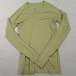 Oiselle  Long Sleeve Shirt Womens Small‎ Green Long Sleeve Running Wicking Top Photo 1
