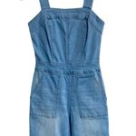 Dollhouse Juniors' Cropped Wide-Leg Denim Overalls 3 EUC Photo 10