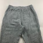 Athleta Light Gray Heather Linen Pull On Ankle Pant XL Photo 6