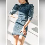 Ganni 
Cult Puff-sleeve
Denim Mini Dress 
$250 revolve winter party spring Photo 3