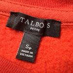 Talbots NWOT Christmas Vibrant Red Petite SWEATER Photo 6