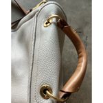 Marc by Marc Jacobs  Classic Natasha Crossbody Bag White Cream Pebbled Leather Photo 12