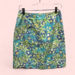 Lilly Pulitzer Y2K fish tropical scalloped edge mini skirt sz 4 Photo 1