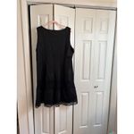 Ashley Stewart  Black A-Line Dress with Lace Hem NWT Size 22/24 Photo 5