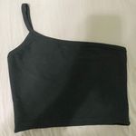 One Shoulder Tank Too Black Photo 0