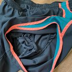 Nike  Dri Fit Running Shorts Navy Blue Athletic Brief Lined Women’s Size M Photo 7