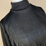 Eloquii NWT ‎ Womens Black Ribbled Mock Neck Top 14 16 Photo 2