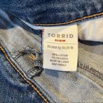 Torrid  light wash cropped destructed frayed hem boyfriend‎ jean Photo 13