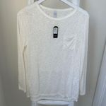 MICHELLE by Commune Michelle by Comune Slub Knit Long Sleeve Shirt Cream SZ Large Photo 0