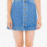 American Apparel button front denim skirt Photo 1