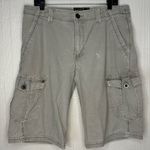 Salvage Supply Company Superior Fit & Quality Mens Jean Cargo Shorts Light Gray W34 OS24 Size 34 Photo 0