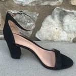 Madden Girl BEELLA black faux suede block heel, ankle strap heels size 8.5 Photo 8