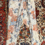 Free People  Paisley Floral Cotton Harem Pants Boho Drop Crotch Size M Photo 0