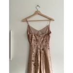L'Agence Femme Sequin Cutout Midi Rose Gold Dress Size 0 Photo 6