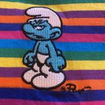 Smurfs Cotton Multi Stripe Short Sleeve T Photo 1