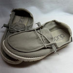 Hey Dude Grey Wendy  Shoes Women's Size 12 Casual Slip On Canvas Shoes Photo 0