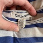 Billabong Loose Fit Striped Mini Dress Juniors Size M Blue White Summer Photo 1