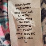 Pink Coconut Boutique Pink Coconut Aqua and Pink Print Mini Dress NWT Sz Large Wedding Guest Dress Photo 6