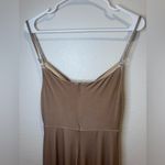 Revelry Skye Velvet Champagne Cowl Neck Maxi Dress Size 2 Gold Photo 6