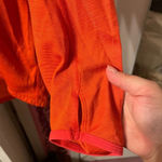 Nike  ORANGE QUARTER ZIP RUNNING SHIRT Photo 5