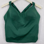 Victoria's Secret  Sport Green Ruched Crisscross Strap Sports Bra Tank Top XL Photo 0