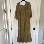 Polagram  Olive Floral Maxi Dress Photo 2
