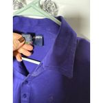 Ralph Lauren Vintage Y2K Polo Sport Purple Cotton Long Sleeve Polo Shirt Small Photo 5