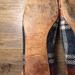 Kate Spade Plaid Mary Jane Flats Leather Trim 9.5 Photo 7