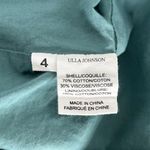 Ulla Johnson  Kemala Dress Malachite Green Poplin Cotton Long Sleeve Midi Dress 4 Photo 11