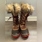 Sorel  Joan Of Arctic Boots Eskimo Waterproof Boots Tall Thick Warm Brown Pink 8 Photo 1
