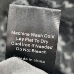 POL  Gray Lace Ruffle Tiered Mock Neck Long Sleeve Blouse Top Size Small Photo 6