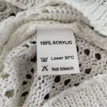 SNDYS. Revolve Shona White Sheer Crochet Beach Swim Cover Up size small Photo 8