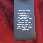 Lafayette 148 Burgundy Wool Tunic Sweater Red Size XL Photo 7