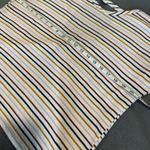 Lulus  Terry Cloth Striped Open Twist Back Oversized Flowy Cap Sleeve Top. XS Photo 5