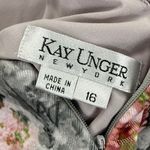 Kay Unger  New‎ York Floral Print Dress Sleeveless Women's Size 16 Photo 6