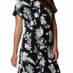 Columbia Park Floral Printed Cotton T-Shirt Dress Women's Size M Photo 0