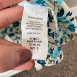 Red Lolly  Blue Blouse with Ruffled Bottom. Size Small. EUC Photo 4