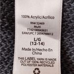 Time And True Gray & Black Zebra Print Sweater Dress Size L Size L Photo 3