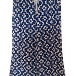 Macbeth collection by Margaret Joseph’s medium blue geometric bathing suit cover Photo 0