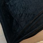 NWT Petite Plume Harlow Velour Nightgown in Black Size XS Photo 3