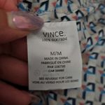 Vince Blue and Cream Relaxed Asymmetrical Camisole Photo 7
