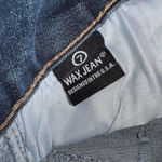 Wax Jean Wax Women's Juniors 'Butt I Love You' Push-Up High-Rise 3 Button Skinny Jeans Photo 3