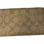 Coach Disney X Accordion Zip Wallet In Signature Canvas With Patches Cinderella Photo 2