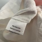 Eileen Fisher 100% Irish linen white trouser pants size medium Photo 5