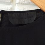 Blaque Label ‎ black open back ruffle sleeve blouse Photo 3