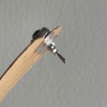 NWT Purple Crystal Stud Earrings Silver Photo 3