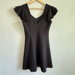 Elliatt  Sicily Black Skater Dress Size Large Ruffle Sleeves‎ NWT Photo 4